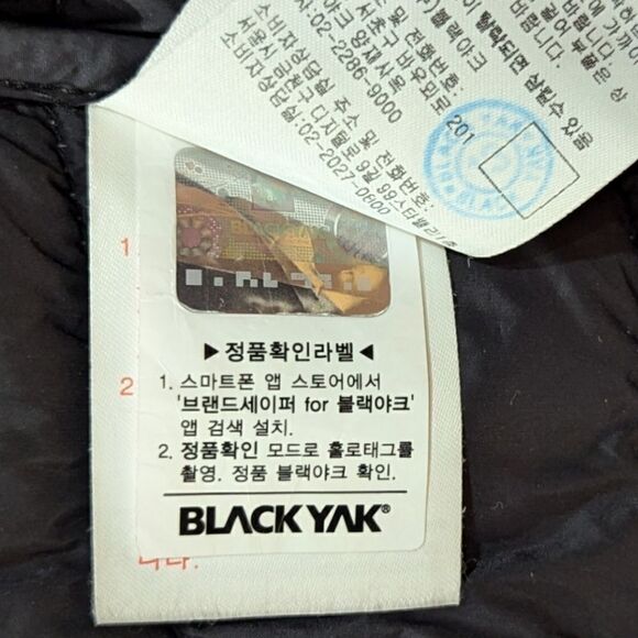 BlackYak Women's XXS 155CM Down Jacket Lightweight Puffer Zip Up Grey - Picture 12 of 12